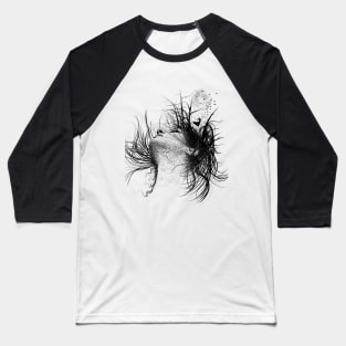 Melancholy Girl Baseball T-Shirt